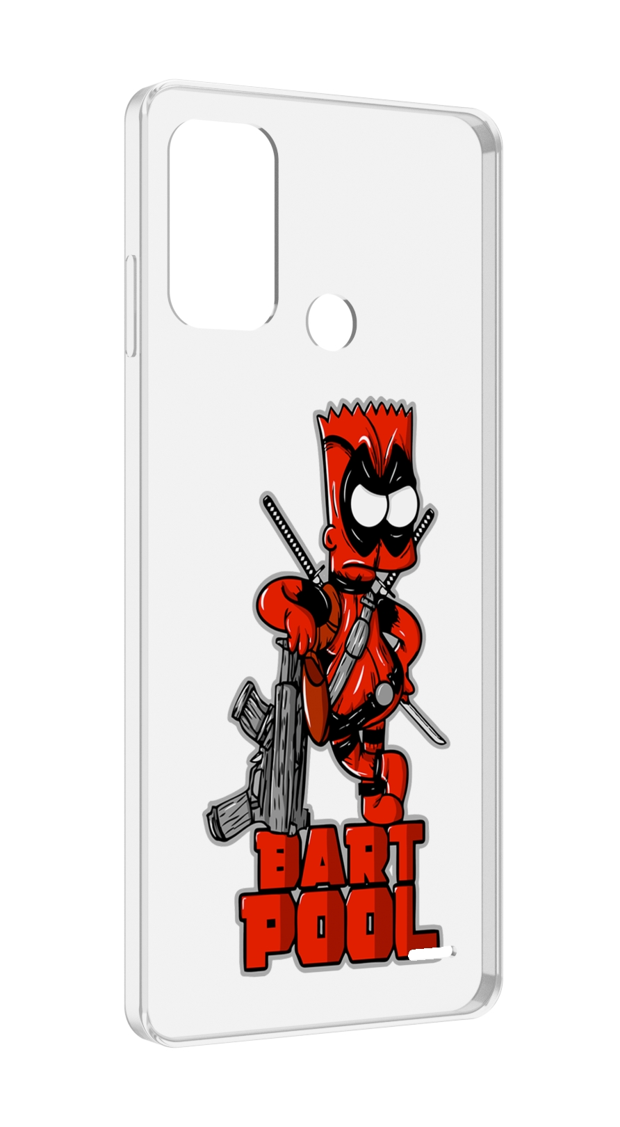 Чехол MyPads Барт-Пул для ZTE Blade A52