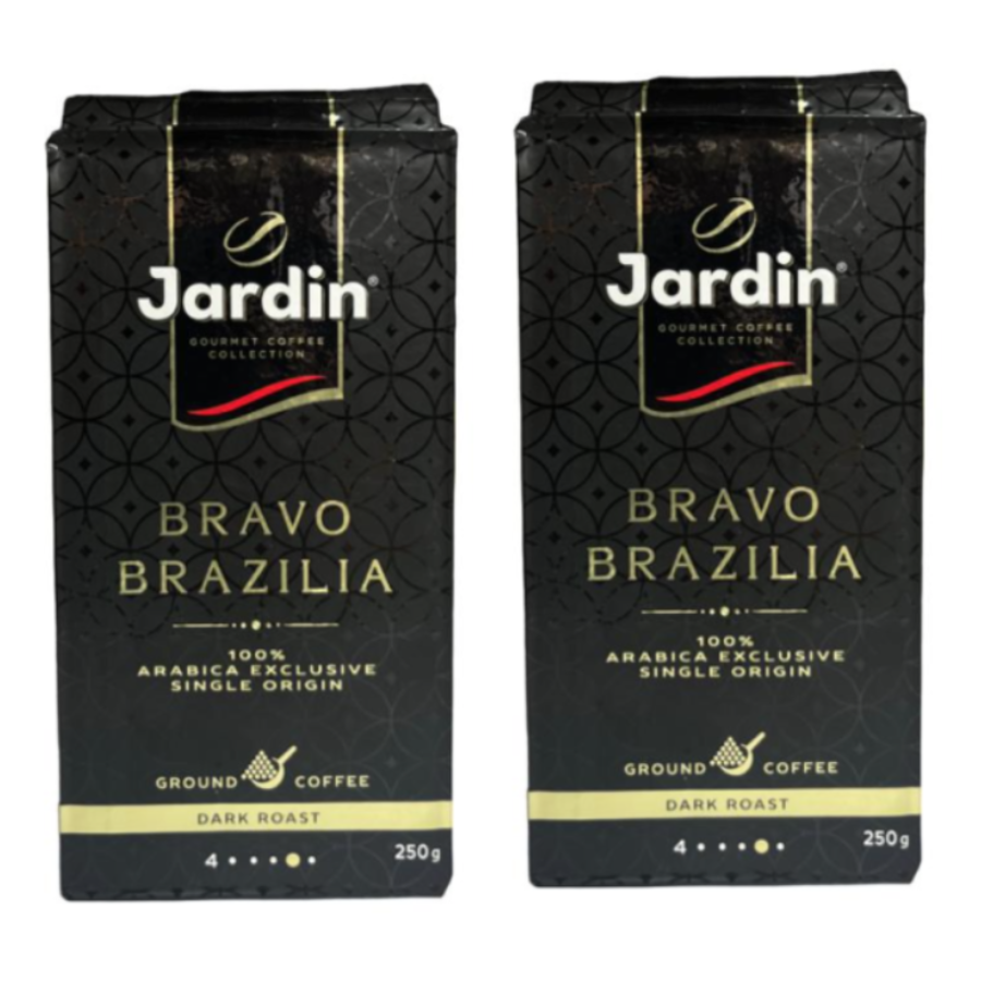 

Кофе молотый Jardin Bravo Brazilia, 2 шт по 250 г