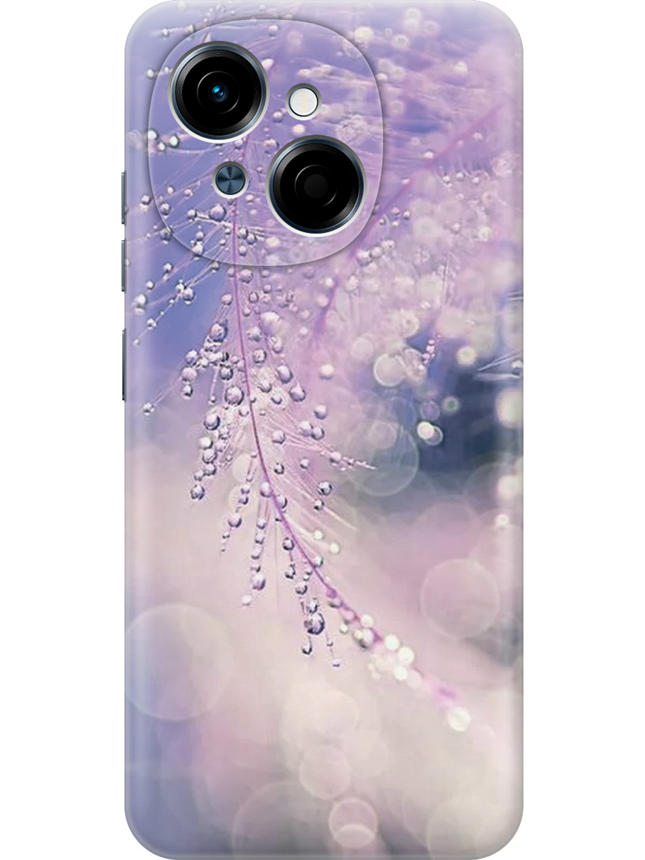 

Силиконовый чехол на Tecno Spark Go 1/Pop 9 с принтом "Ветка в капельках", Прозрачный;белый;синий;фиолетовый, 786716923
