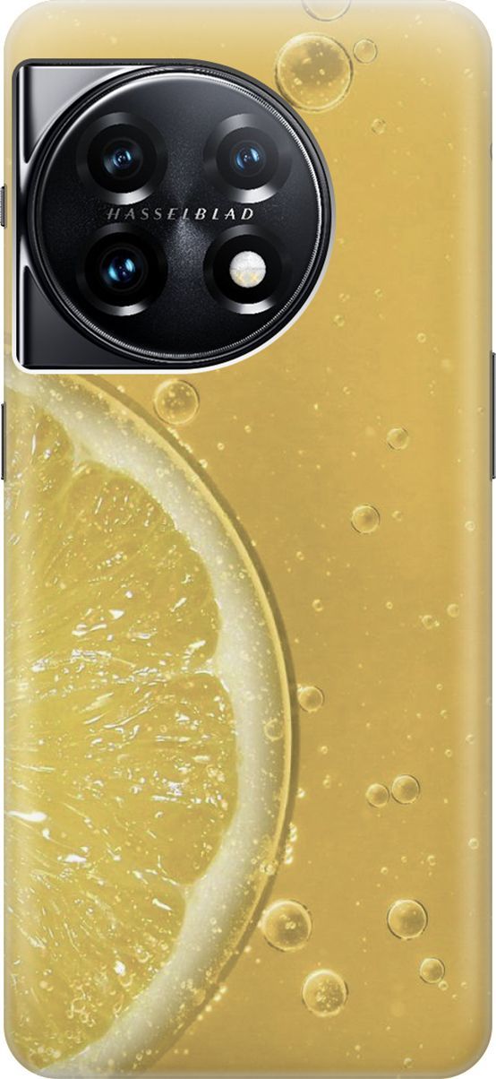 

Силиконовый чехол на OnePlus 11 с принтом "Лимонад", Белый;желтый, 159469