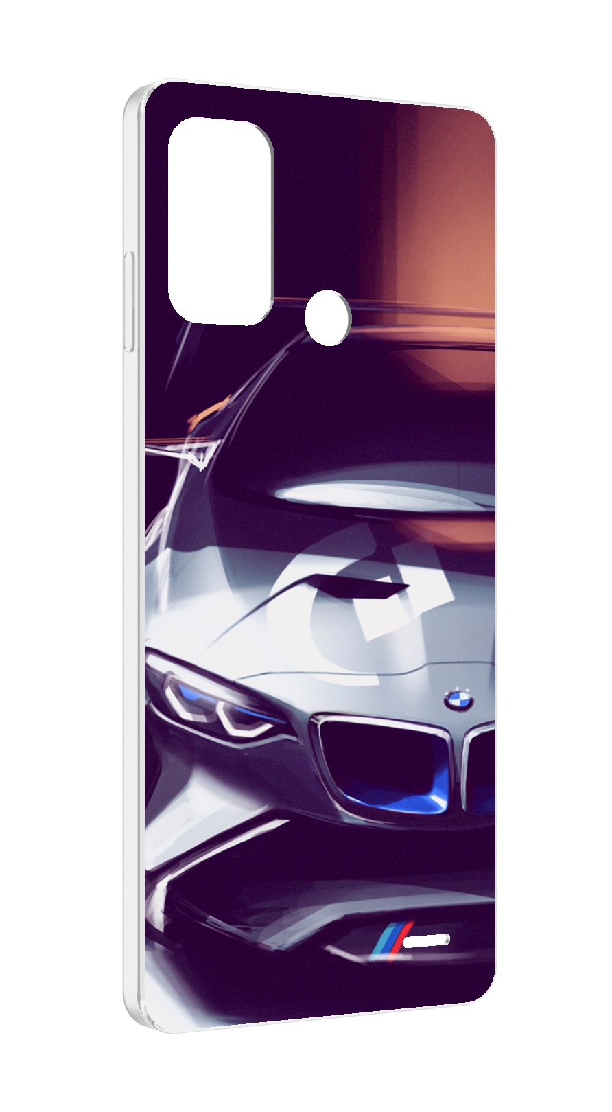 

Чехол MyPads Бэмвэ мужской для ZTE Blade A52, Прозрачный, Tocco