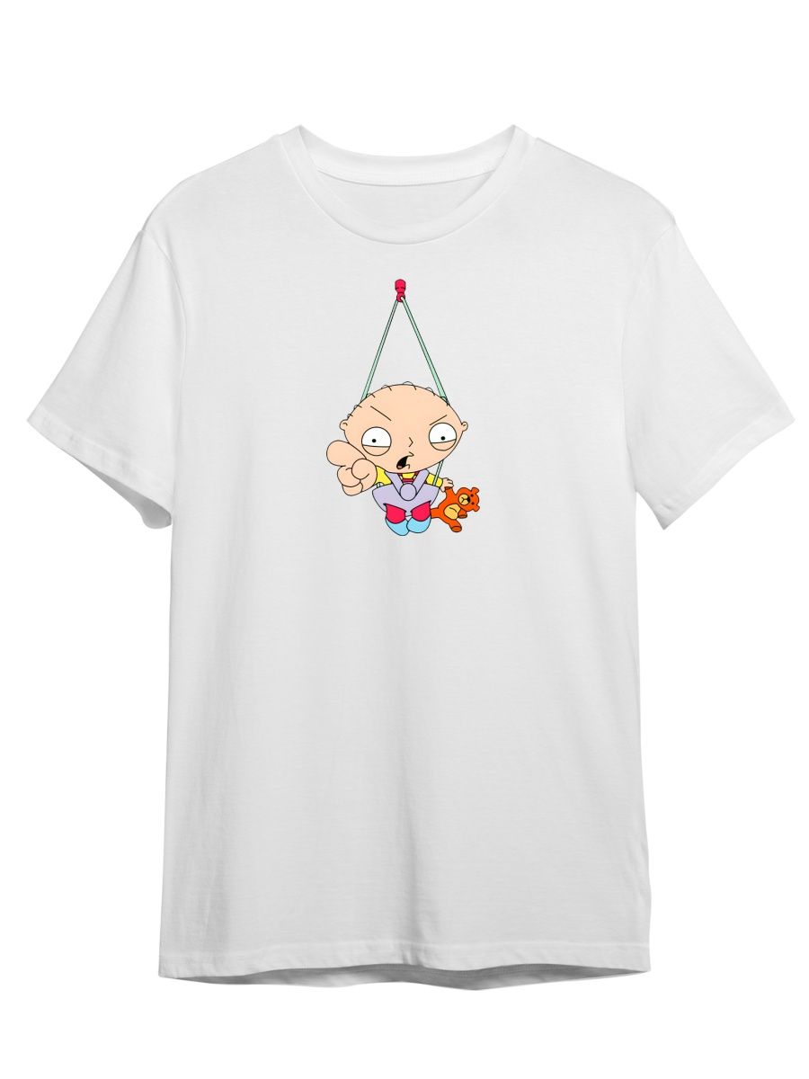 

Футболка унисекс Каждому Своё Гриффины/Family Guy/Мультсериал MUGR7 белая 5XL, "Гриффины/Family Guy/Мультсериал" MUGR7