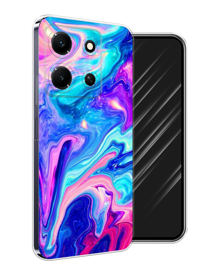 

Чехол Awog на Infinix Note 30i "Потеки краски", Розовый, 3104350-10