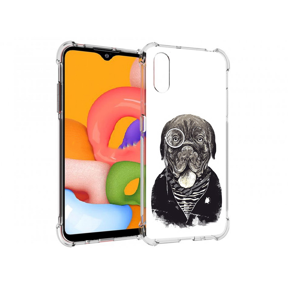 

Чехол MyPads Tocco для Samsung Galaxy A01 солидный песик (PT144711.509.615), Прозрачный, Tocco