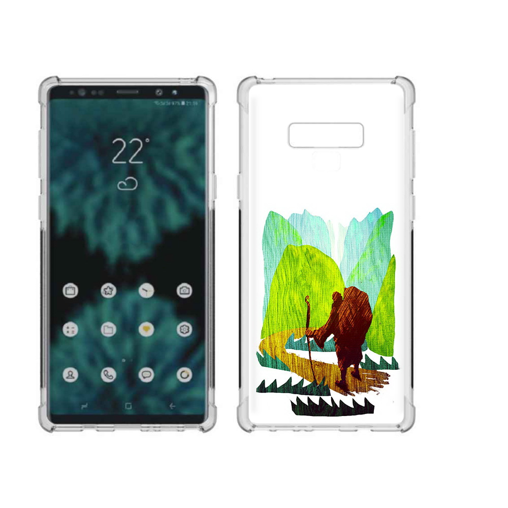 

Чехол MyPads Tocco для Samsung Galaxy Note 9 Лесная тропа (PT115235.598.106), Прозрачный, Tocco