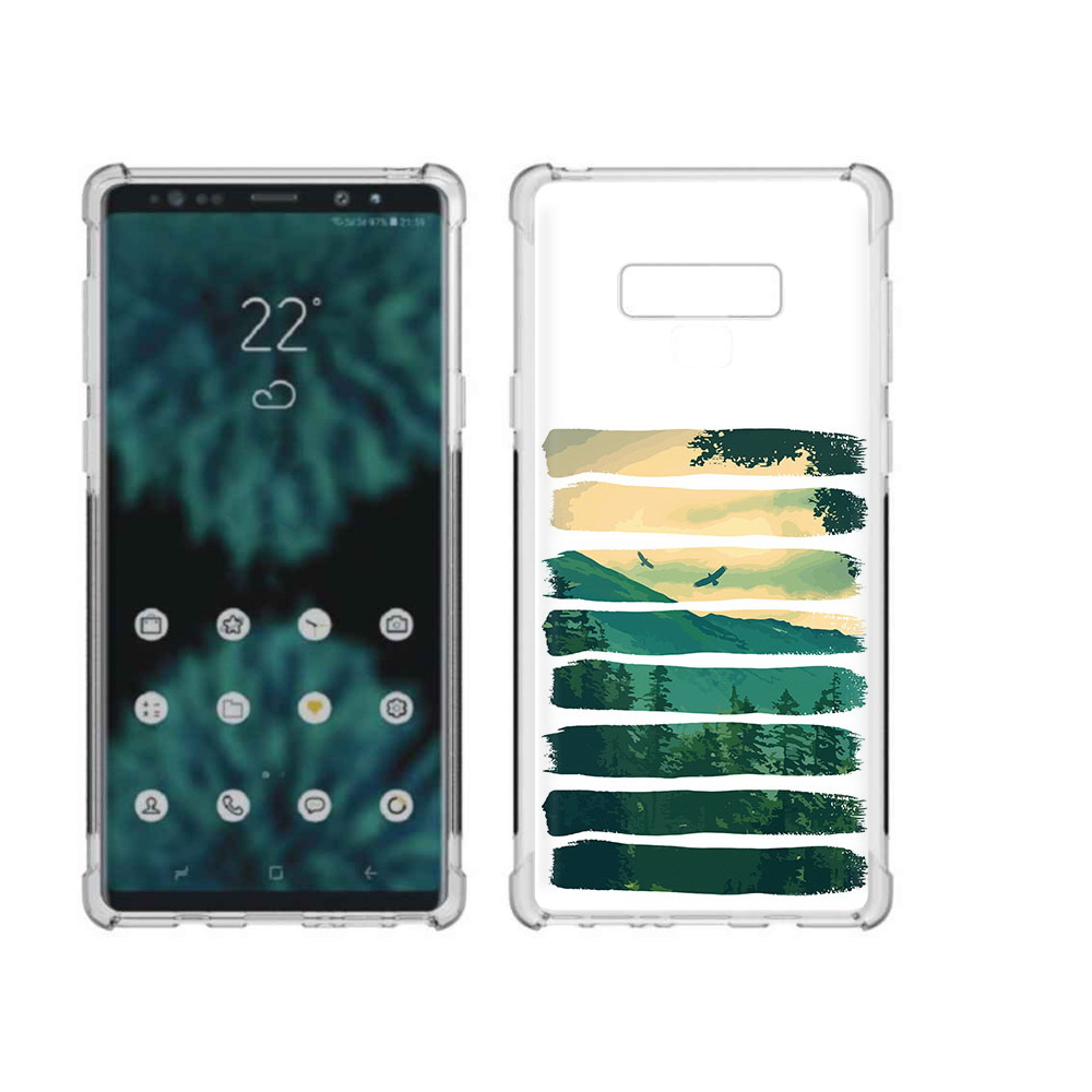 

Чехол MyPads Tocco для Samsung Galaxy Note 9 Лесная чаща (PT115235.598.107), Прозрачный, Tocco