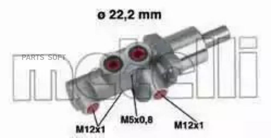 

Цилиндр тормозной главный BMW MINI METELLI 050436