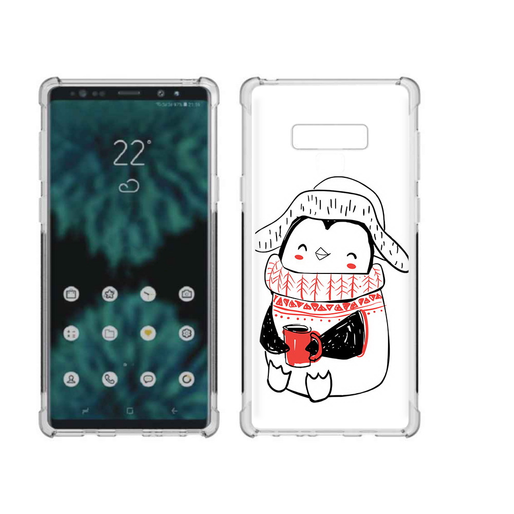 

Чехол MyPads Tocco для Samsung Galaxy Note 9 Милый пингвин (PT115235.598.115), Прозрачный, Tocco