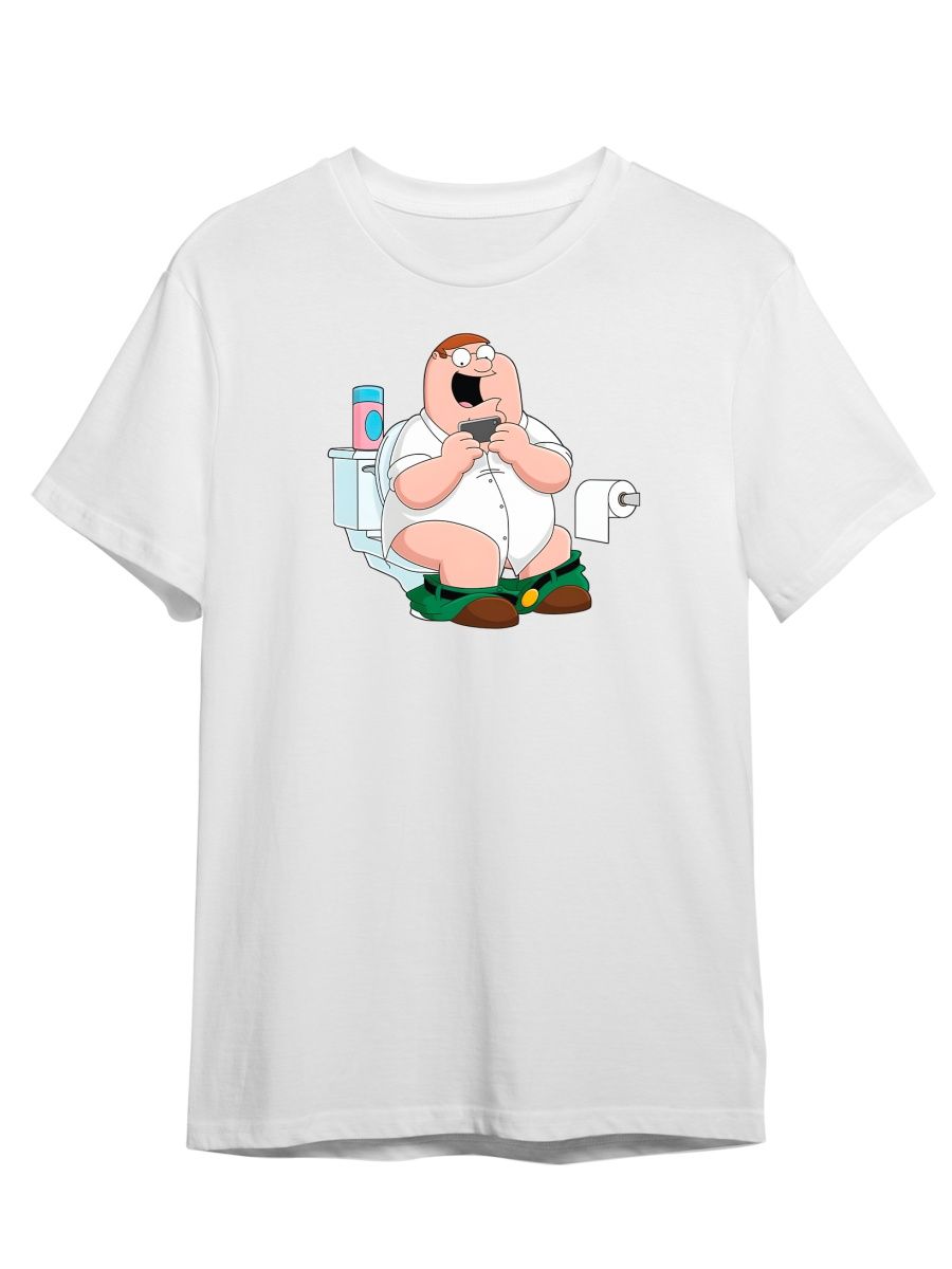 

Футболка унисекс Каждому Своё Гриффины/Family Guy/Мультсериал MUGR10 белая S, Белый, "Гриффины/Family Guy/Мультсериал" MUGR10