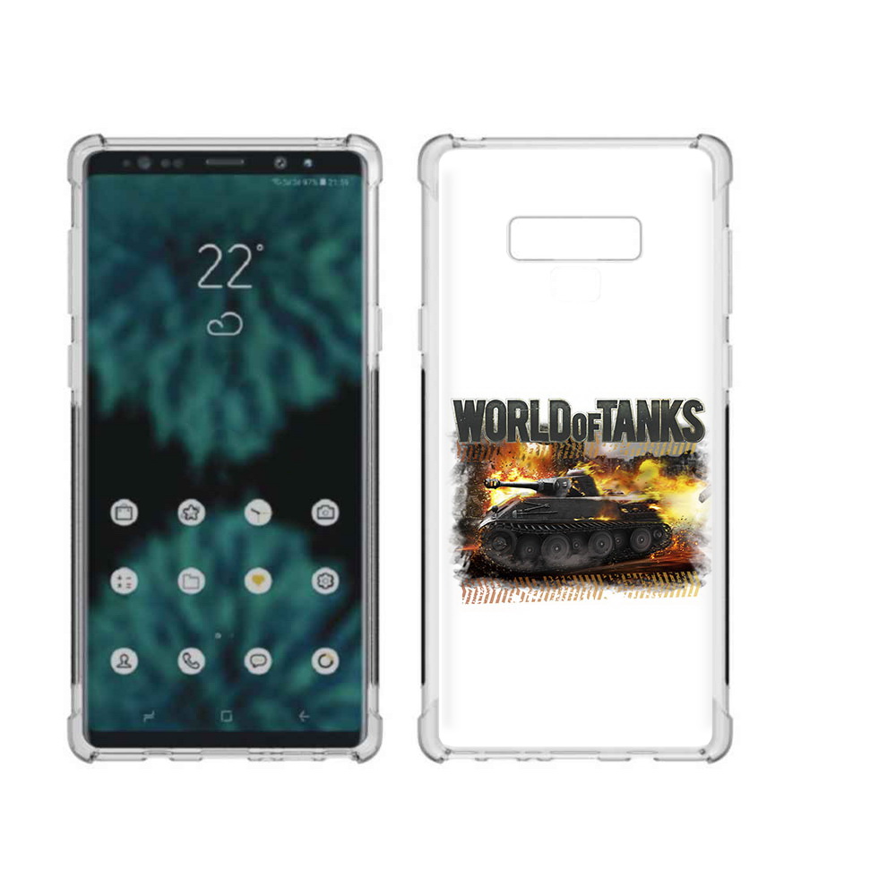 

Чехол MyPads Tocco для Samsung Galaxy Note 9 Мир танков-2 (PT115235.598.118), Прозрачный, Tocco