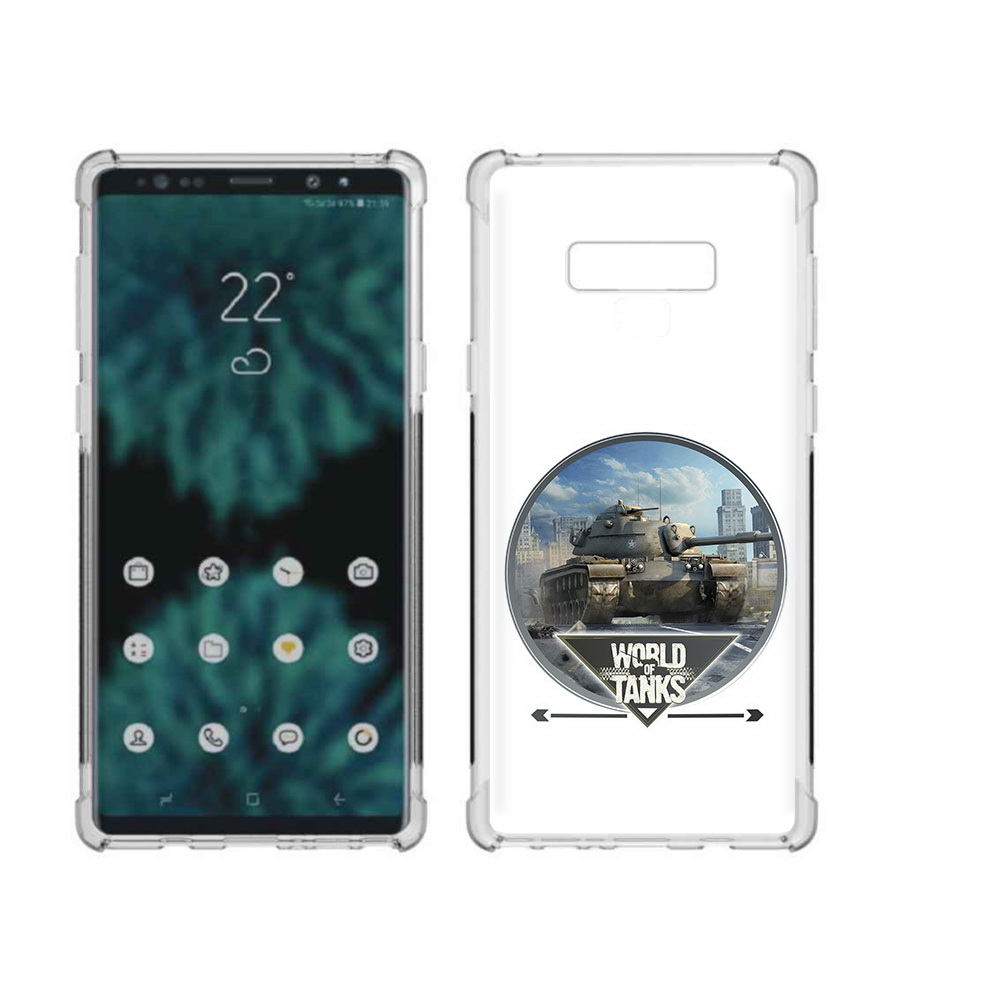 

Чехол MyPads Tocco для Samsung Galaxy Note 9 Мир танков (PT115235.598.119), Прозрачный, Tocco