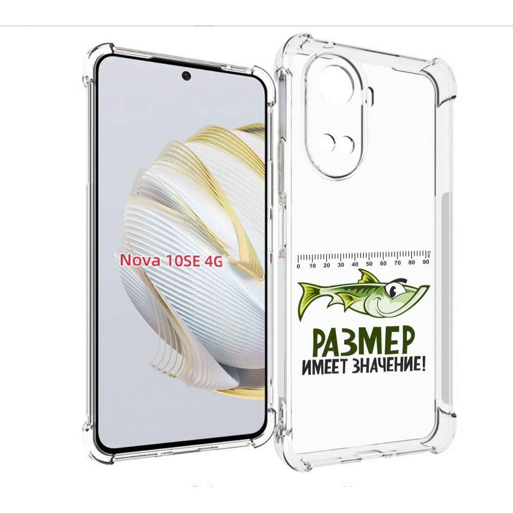

Чехол MyPads размер не имеет значения для Huawei Nova 10 SE, Прозрачный, Tocco