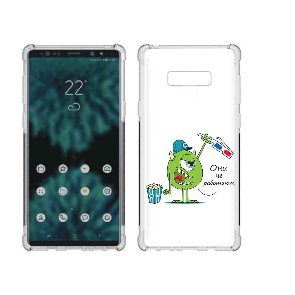 

Чехол MyPads Tocco для Samsung Galaxy Note 9 Очки не работают (PT115235.598.129), Прозрачный, Tocco