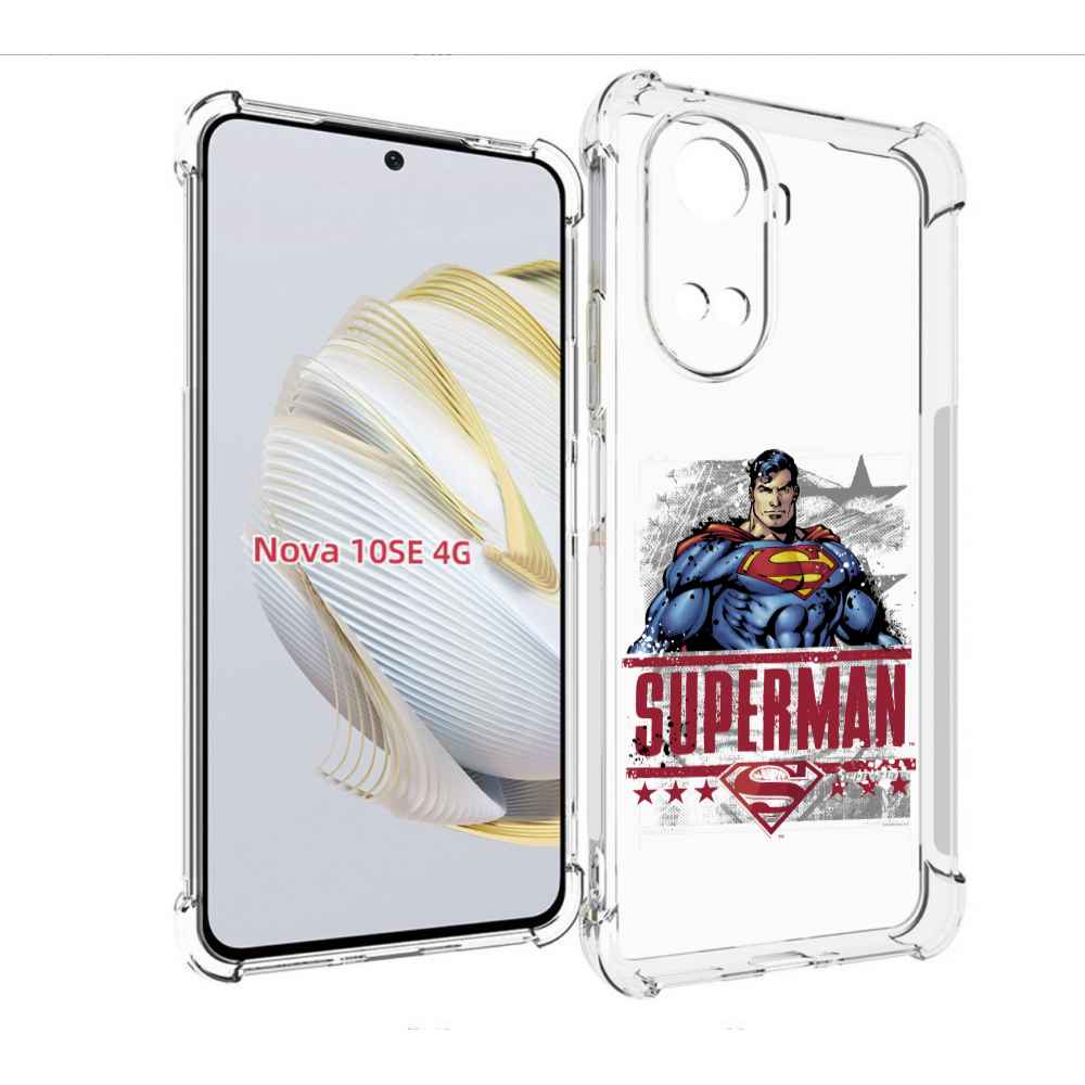 Чехол MyPads рисунок супермен для Huawei Nova 10 SE