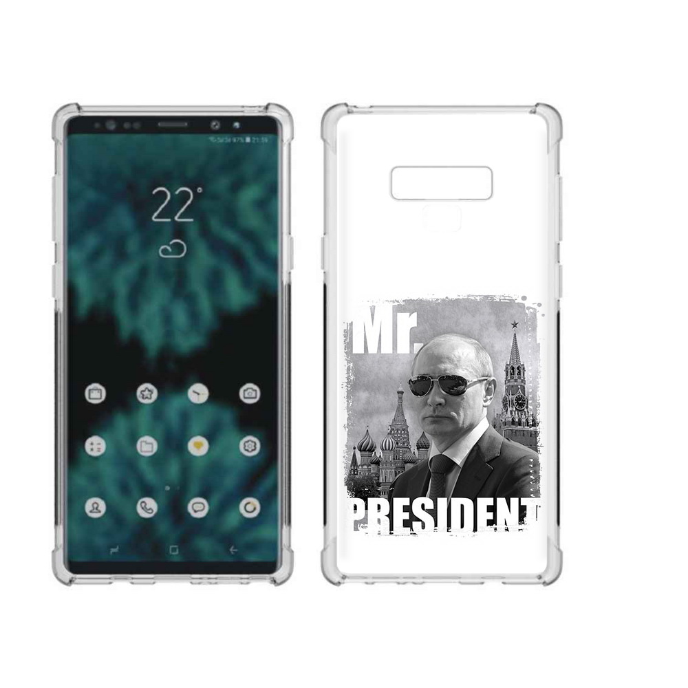 

Чехол MyPads Tocco для Samsung Galaxy Note 9 Путин (PT115235.598.141), Прозрачный, Tocco