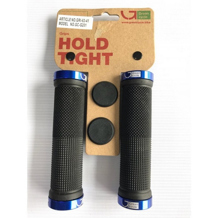 

Грипсы Green Cycle GC-G201 black/blue 130мм