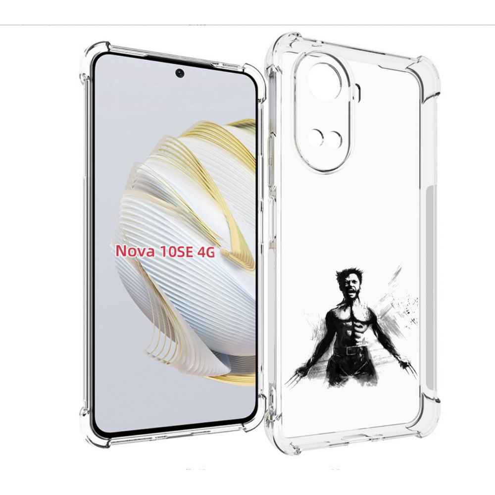 

Чехол MyPads росомаха для Huawei Nova 10 SE, Прозрачный, Tocco