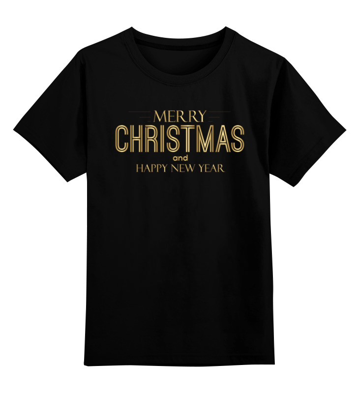 

Футболка детская Printio Merry christmas цв. черный р. 104, Merry christmas