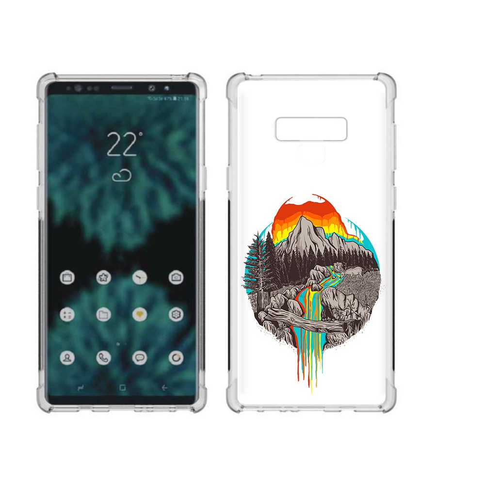 

Чехол MyPads Tocco для Samsung Galaxy Note 9 Радужный водопад (PT115235.598.144), Прозрачный, Tocco