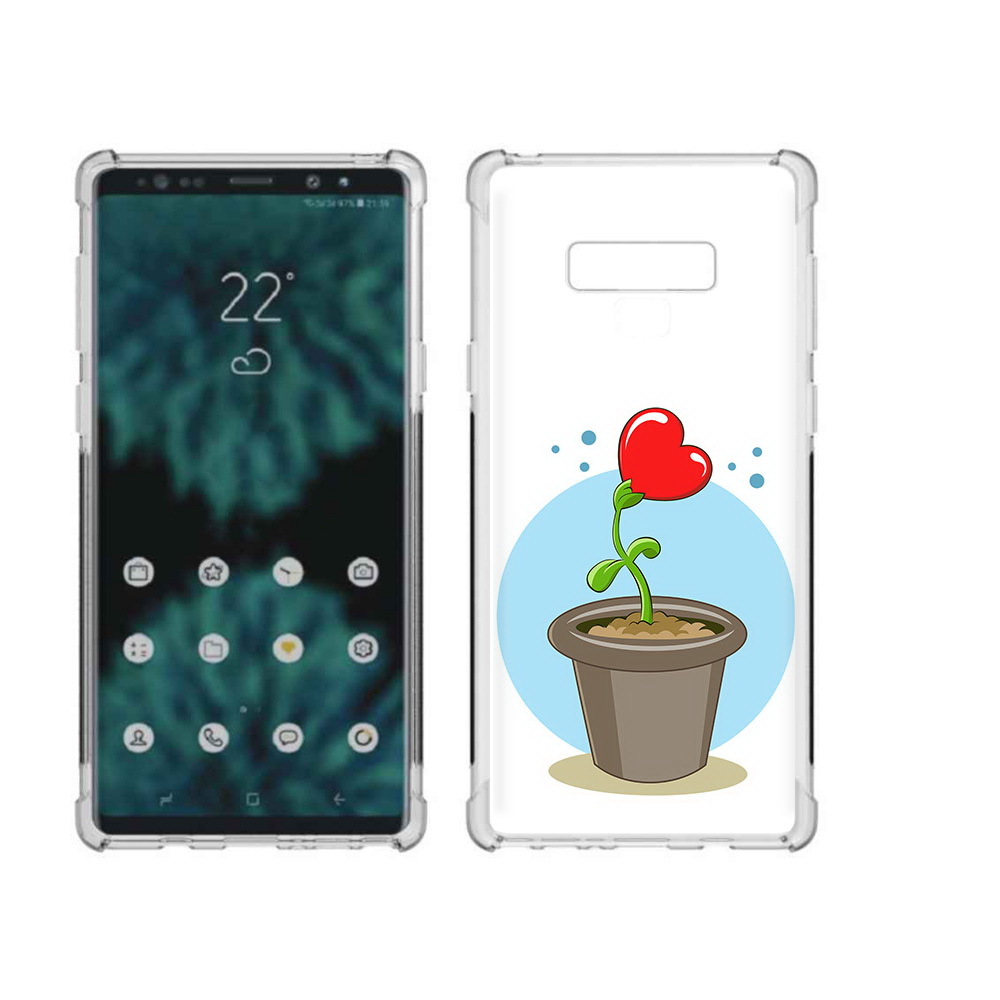 

Чехол MyPads Tocco для Samsung Galaxy Note 9 Растение любви 14 февраля (PT115235.598.145), Прозрачный, Tocco