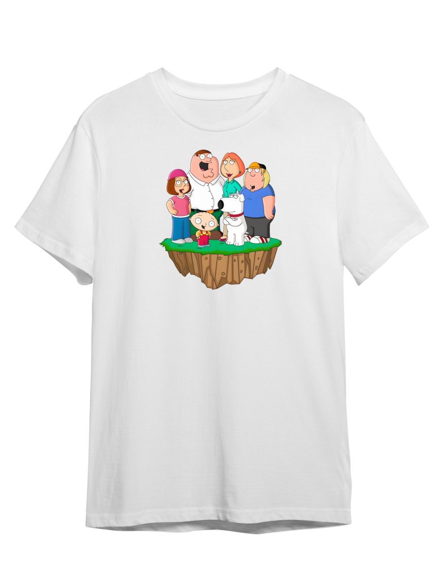 

Футболка унисекс Каждому Своё Гриффины/Family Guy/Мультсериал MUGR12 белая 5XL, "Гриффины/Family Guy/Мультсериал" MUGR12