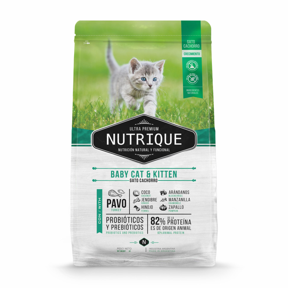 Сухой корм для котят Vitalcan Nutrique Cat Kitten, с индейкой, 2 кг