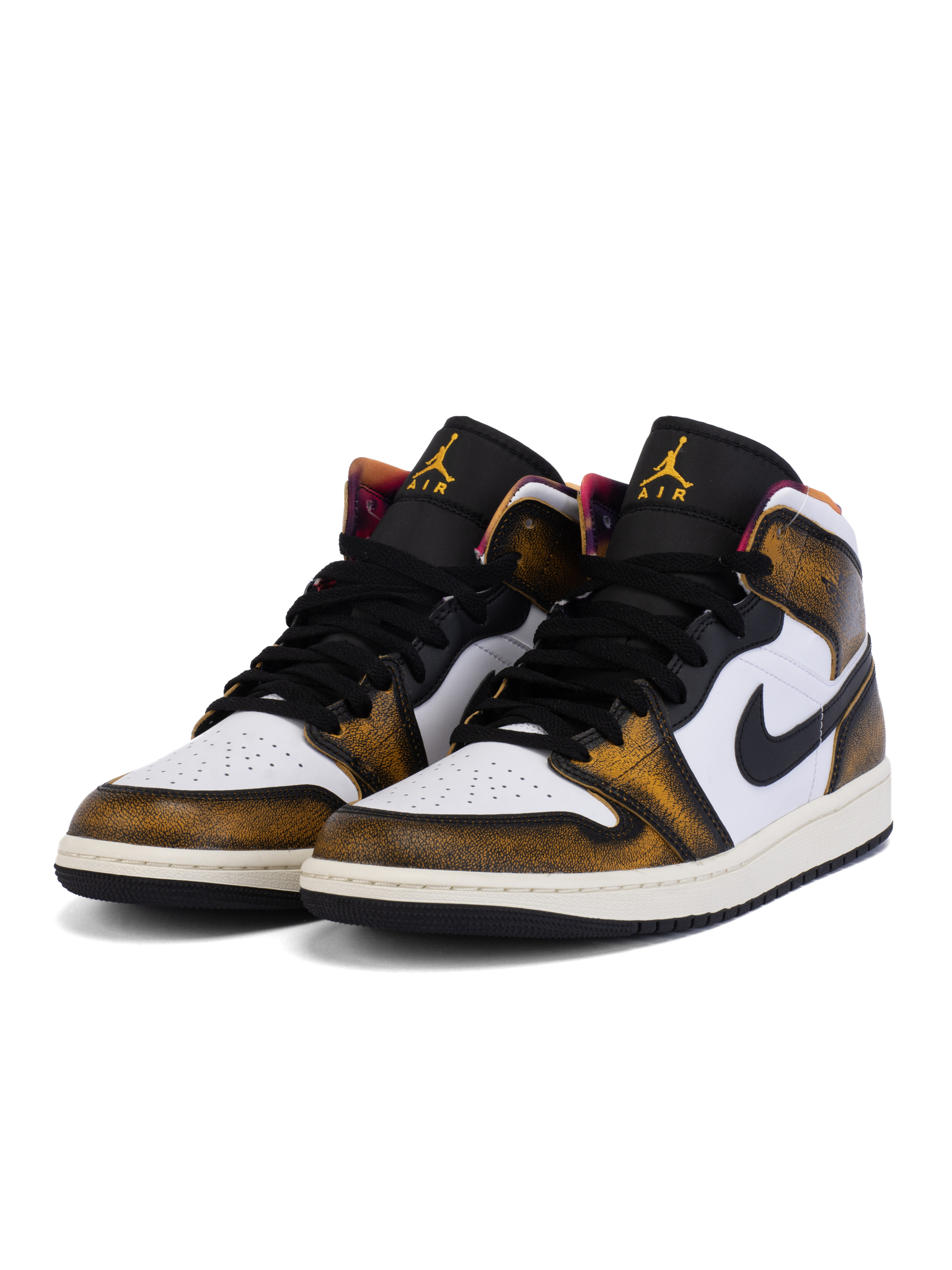 

Кеды унисекс Nike AIR JORDAN 1 MID коричневые 7.5 US, Коричневый, AIR JORDAN 1 MID