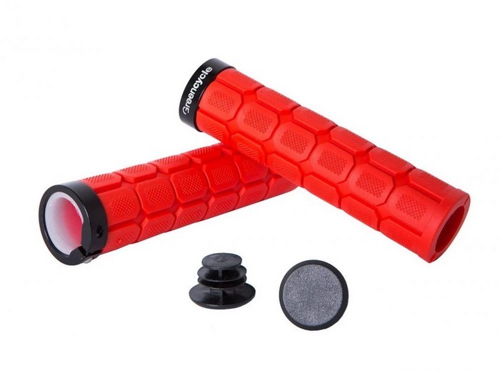 

Грипсы Green Cycle GGR-418 130мм red/black