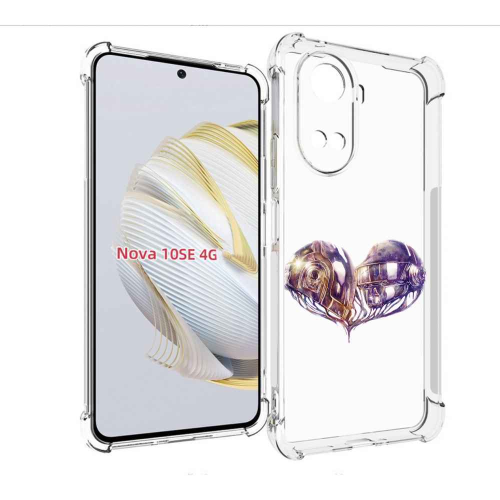 

Чехол MyPads сердце абстракция для Huawei Nova 10 SE, Прозрачный, Tocco