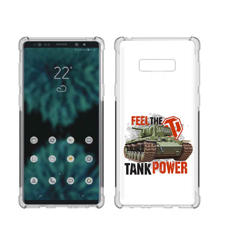 

Чехол MyPads Tocco для Samsung Galaxy Note 9 Танк (PT115235.598.169), Прозрачный, Tocco