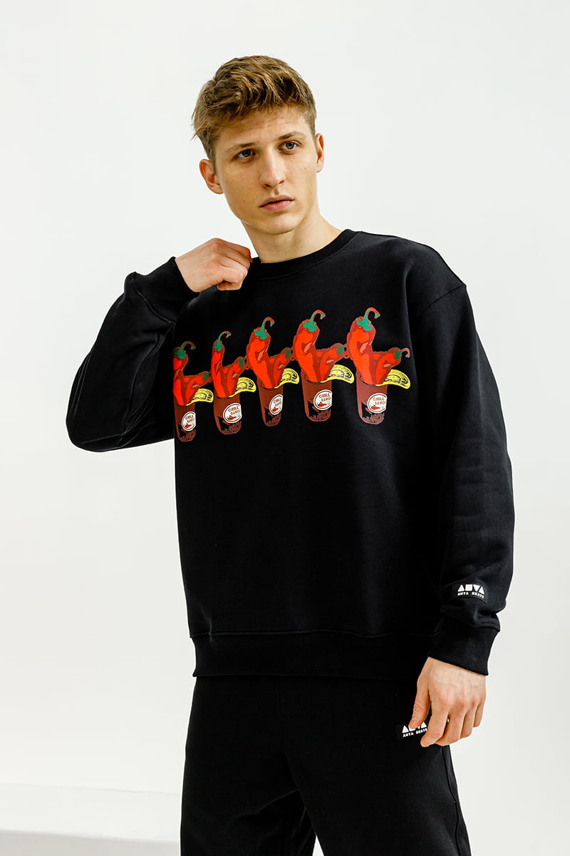 

Свитшот мужской Anta Skate Culture 852328701 черный M, Skate Culture 852328701