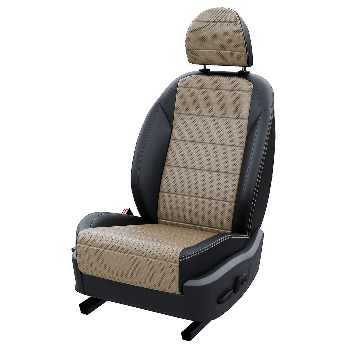 

Чехлы на сиденья АвтоЛето для Ford Kuga 2008-2012 LA10352C306 Экокожа Черный Темно-Бежевый, Бежевый;черный, LA1035