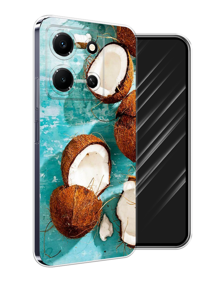 

Чехол Awog на Infinix Note 30i "Разбитые кокосы", Коричневый, 3104350-10