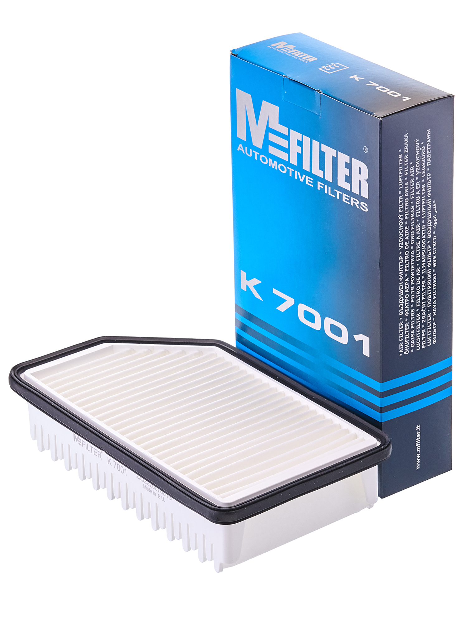 

Фильтр воздушный K-7001 M-FILTER Hyundai Accent Solaris KIA Rio Soul Кросс: C25016