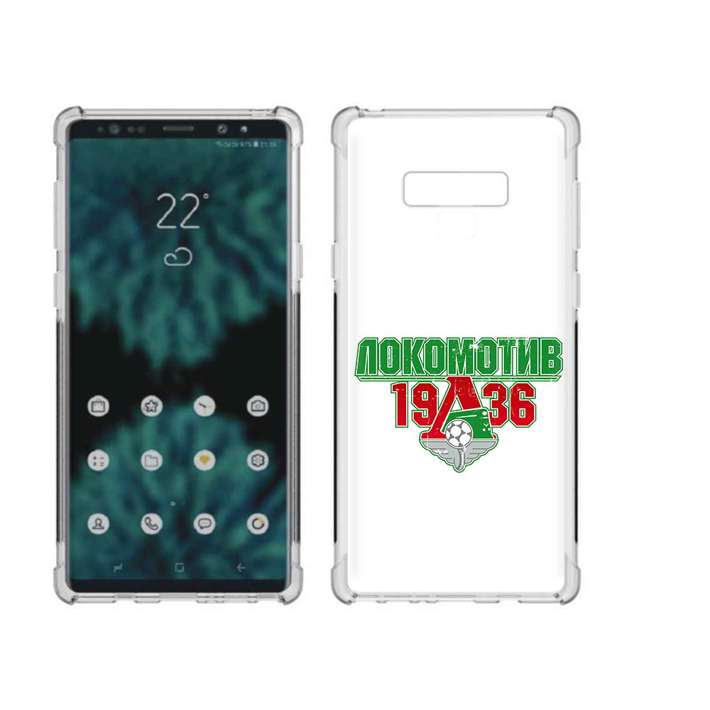 

Чехол MyPads Tocco для Samsung Galaxy Note 9 ФК локомотив 1936 (PT115235.598.182), Прозрачный, Tocco