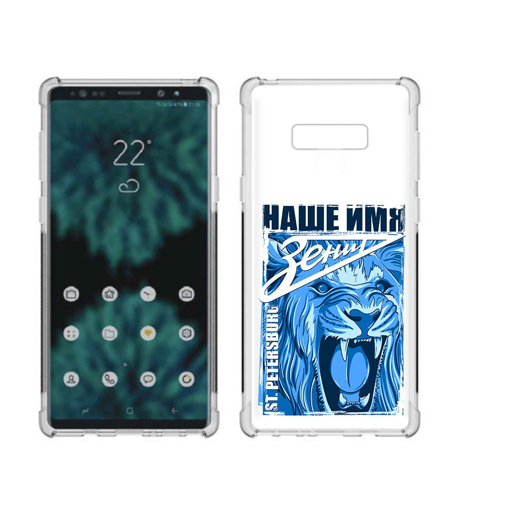 

Чехол MyPads Tocco для Samsung Galaxy Note 9 ФК наше имя зенит (PT115235.598.183), Прозрачный, Tocco