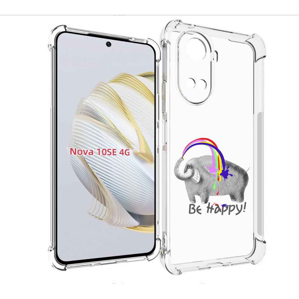 

Чехол MyPads счастливый слон для Huawei Nova 10 SE, Прозрачный, Tocco
