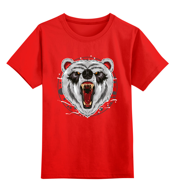

Футболка детская Printio panda цв. красный р. 104, panda