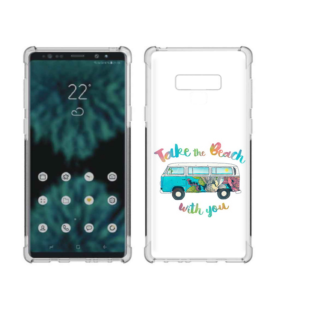 

Чехол MyPads Tocco для Samsung Galaxy Note 9 Хиппи автобус (PT115235.598.190), Прозрачный, Tocco