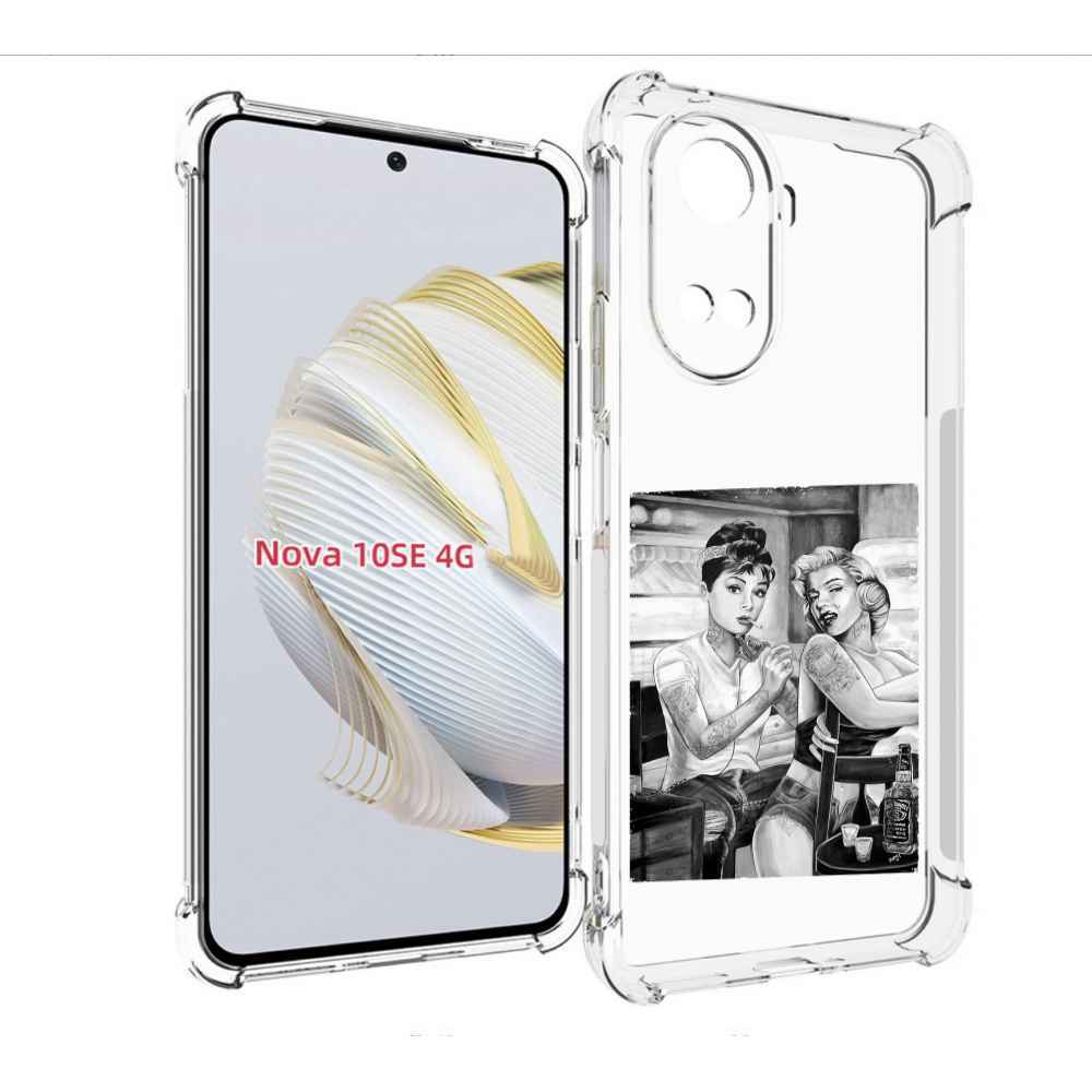 

Чехол MyPads тату мастер для Huawei Nova 10 SE, Прозрачный, Tocco