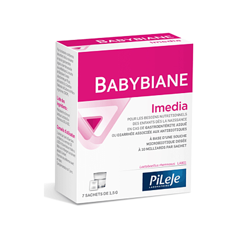 

Детский пробиотик PiLeJe BABYBIANE IMEDIA с 6 месячного возраста пакетики 7 шт., BABYBIANE IMEDIA