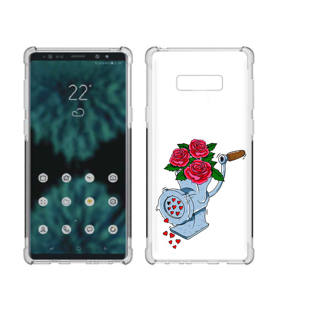 

Чехол MyPads Tocco для Samsung Galaxy Note 9 Цветочные сердца (PT115235.598.199), Прозрачный, Tocco