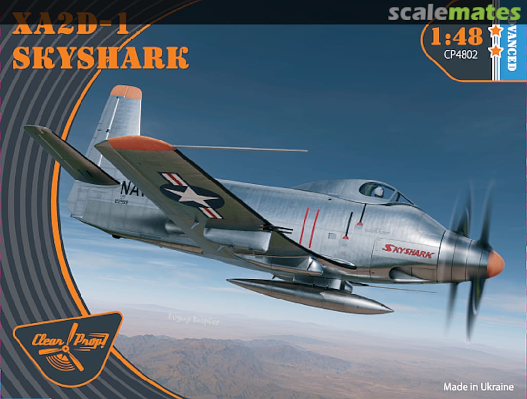 

Сборная модель Clear Prop! 1/48 Самолёт XA2D-1 Skyshark CP4802