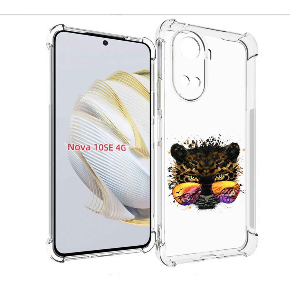 

Чехол MyPads тропический леопард для Huawei Nova 10 SE, Прозрачный, Tocco