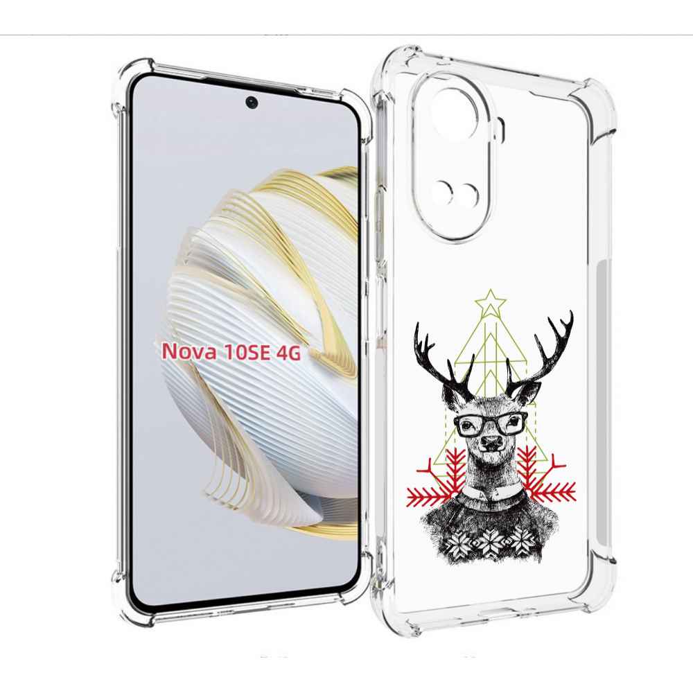 

Чехол MyPads умный олень для Huawei Nova 10 SE, Прозрачный, Tocco