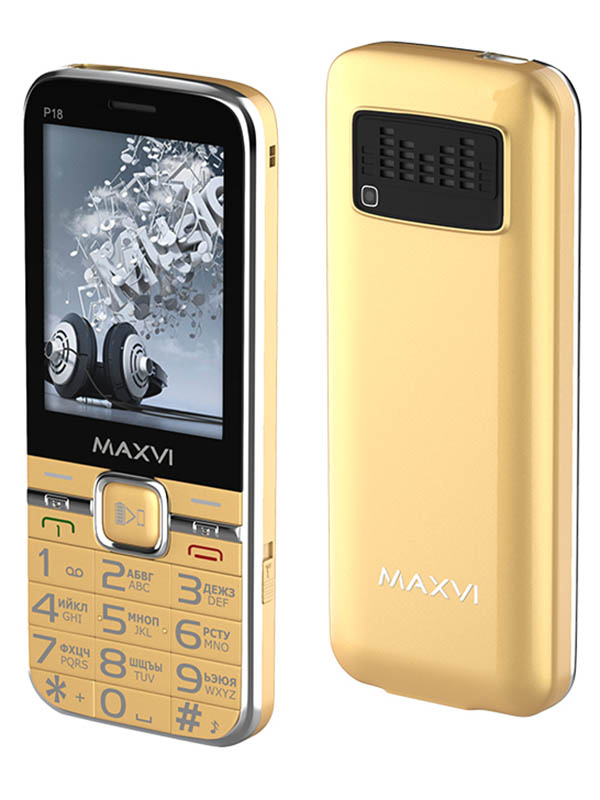 фото Смартфон maxvi p18 gold