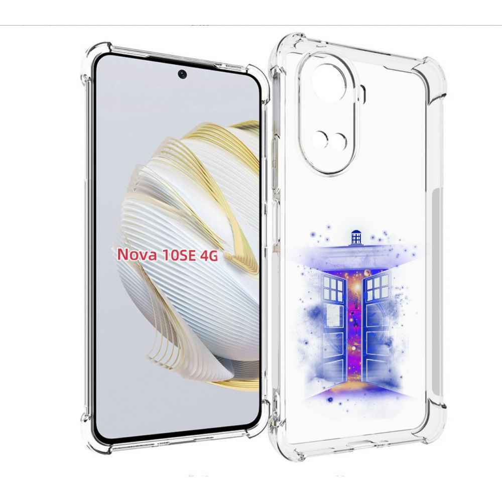 

Чехол MyPads фиолетовый уголок абстракция для Huawei Nova 10 SE, Прозрачный, Tocco