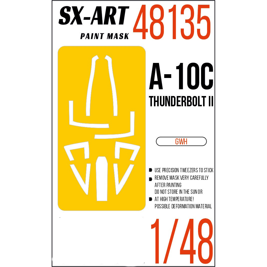 

Окрасочная маска SX-Art 1/48 A-10C Thunderbolt II GWH 48135