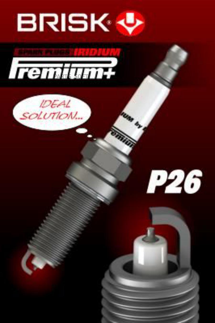 

Свеча Зажигания Iridium Citroen C2/C3/C4, Peugeot 206/307, Dacia Logan BRISK 1977