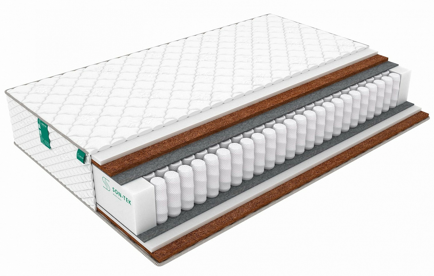 

Матрас Sleeptek Premier BIG Foam Cocos Mix 205x195, Premier BIG Foam Cocos Mix